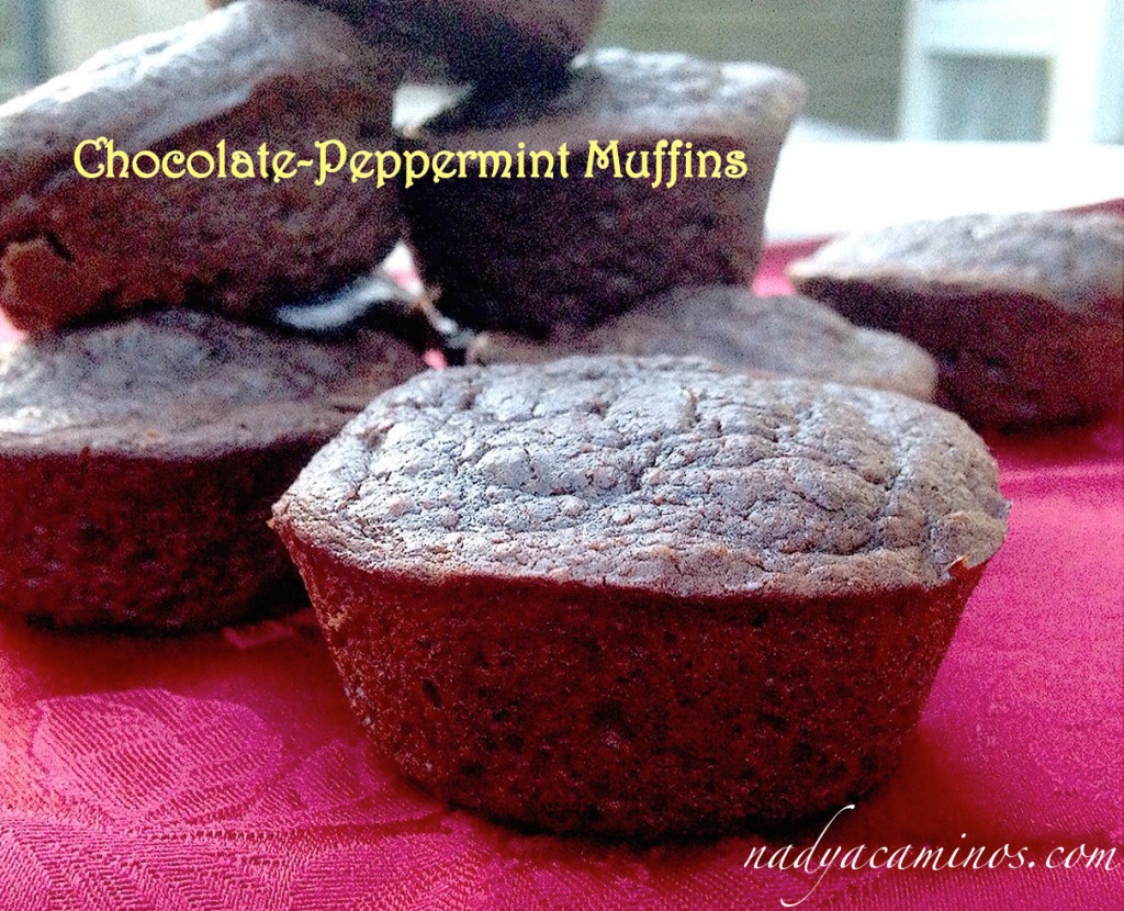 Chocolate-peppermint muffins 2