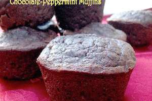 Decadent Chocolate-Peppermint Muffins