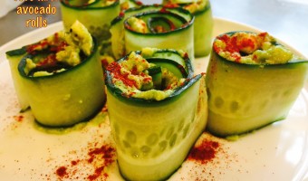 Cucumber – Avocado Rolls